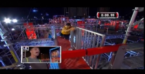 Pavel Fesyuk hits the buzzer within the last second to advance to Stage 2 of American Ninja Warrior