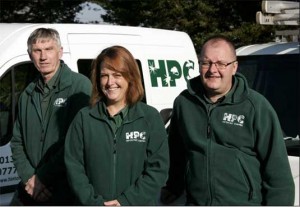  Liz Davies, managing director at Hinton, prepares to visit the Worcestershire food banks with senior technician Tim Cubberley (left) and technical director Steven Blount.