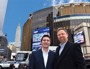 Dan and Stuart Aust take pride in the fact that no bird deterrents are readily visible on their Madison Square Garden account. Photo: Fred Miller, fmfotofm@aol.com