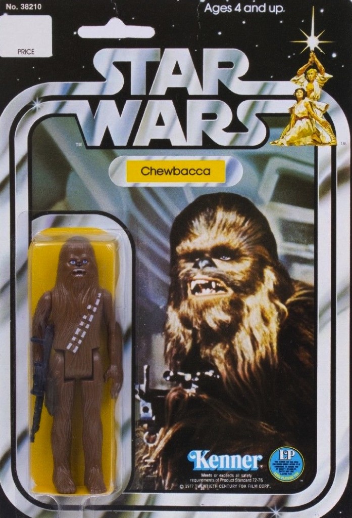 Rather than tempting fate - and Lucasfilm's legal dept. - with a movie still, here's a pic of one of my first toys, as pictured on Ebay. (Only $2,000!)