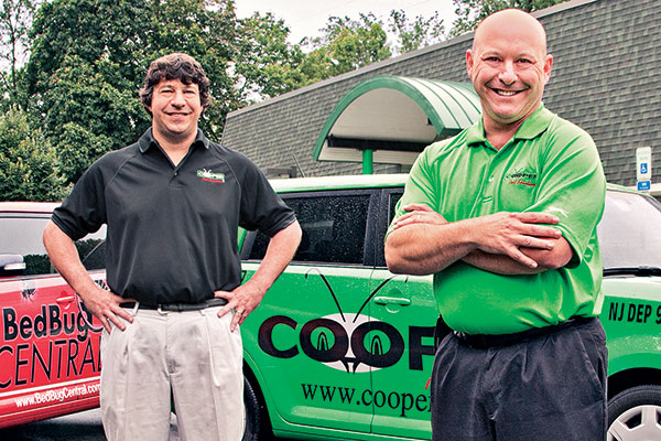 Cooper Pest Solutions’ Dr. Richard Cooper (left) and Phillip Cooper Photo: Frank Veronsky