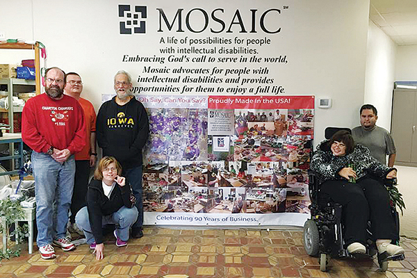 Members of the Kness family working at Mosaic — one of five vocational centers to partner with Kness. Photo: Kness Mfg. Co.