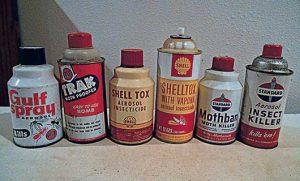 Gulf, Shell and Standard (Oil) might be more recognizable to us today as automotive gas and service station brands, but they were once in the insecticide industry, too. Photo: Phil Allegretti