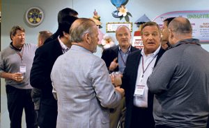 Suppliers and PMPs mingled during the opening reception. Photos: Joelle Harms