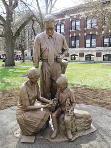 Purdue Entomology statue