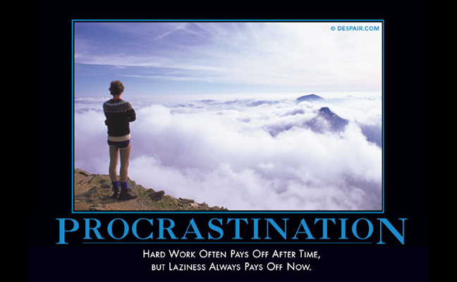 procrastination