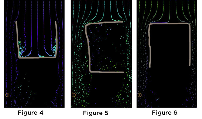 Screenshots from “Wind Tunnel Free” app, provided by David Latimer