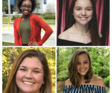 Clockwise, from left, are LeChara Pryor, Brittney Warner, Annie Emery and Hannah Prince. PHOTO: ARROW EXTERMINATORS