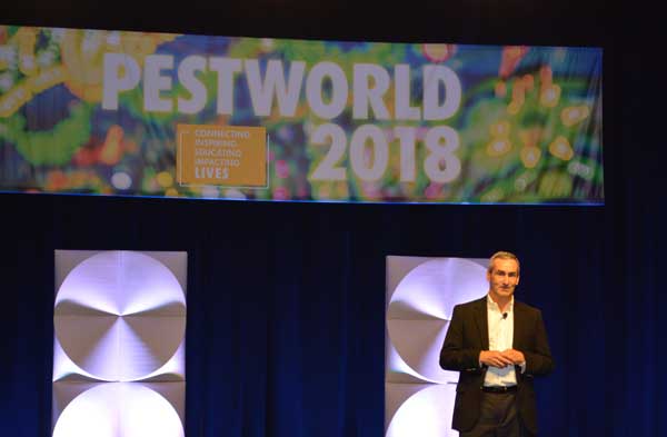 During Thursday's General Session, Dennis Snow shared the customer service experience he gained working more than 20 years at the Walt Disney World Company. PHOTO: Danielle Pesta