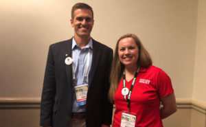 New board members Tom Mueller and Dr. Cassie Krejci. PHOTO: HEATHER GOOCH