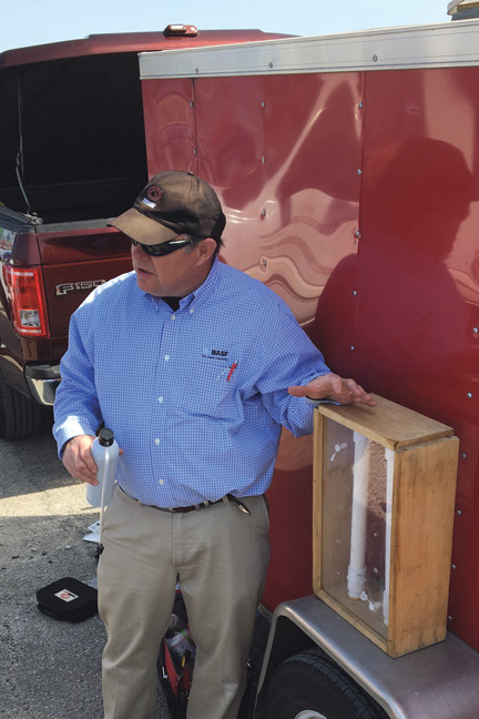 PHOTO: GABE SALDANA AND DR. MIKE MERCHANT, TEXAS A&M AGRILIFE