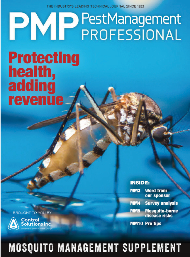 PMP Mosquito Management Supplement April 2019 PHOTO: KHLUNGCENTER/SHUTTERSTOCK.COM