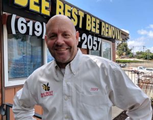 Jeff Lutz, owner of Bee Best Bee Removal