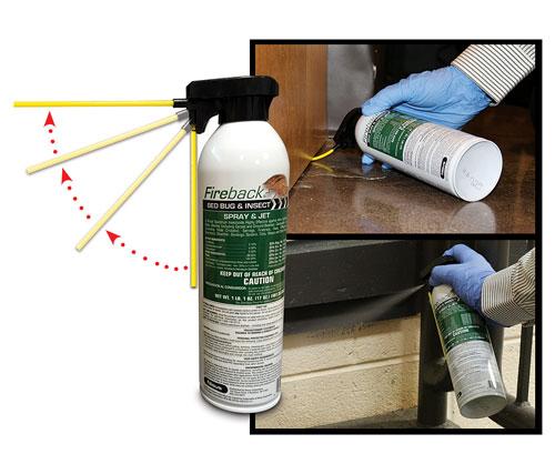 PHOTO: NISUS CORP. Fireback Bedbug & Insect Spray