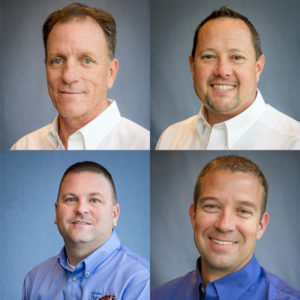 Clint Miller (top left), John Adkins (top right), Marty Roberts (bottom left), Bruce Roberts (bottom right)