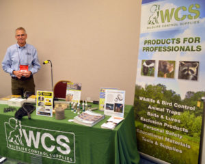 Jeff Shaw, a partner with Wildlife Control Solutions, at the 2019 New York Pest Expo. PHOTO: MARTY WHITFORD