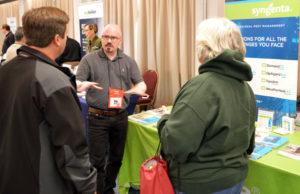 Jonathan Davis, the pest management territory manager for Syngenta. PHOTO: MARTY WHITFORD