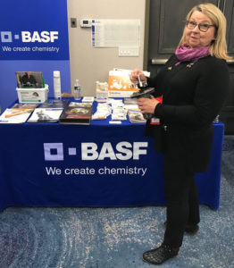 Karen Boniface with BASF. PHOTO: MARTY WHITFORD