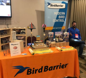 Ray Olschewski, ACE, Eastern Regional Technical Expert with Bird Barrier of America at the 2019 New York Pest Expo. PHOTO: MARTY WHITFORD