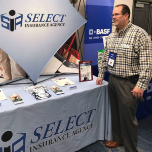 Select Insurance making an appearance at the 2019 New York Pest Expo. PHOTO: MARTY WHITFORD