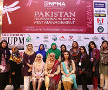 Some of the attendees of the Pakistan Professional Women in Pest Management event. PHOTO: MUHAMMAD AHMAD