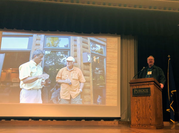 Ralph Williams was the final roaster of the evening. PHOTO: HEATHER GOOCH