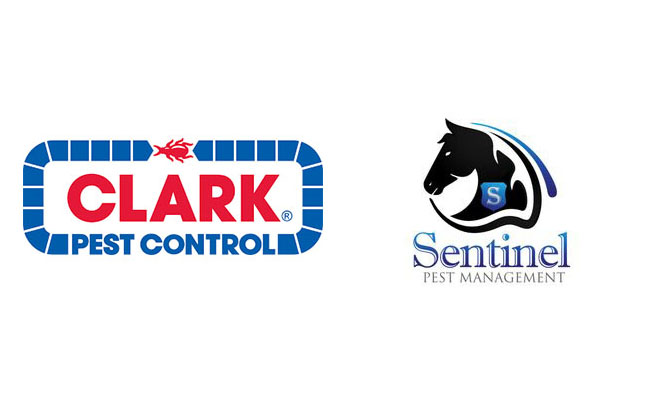 Logos: Clark Pest and Sentinel Pest