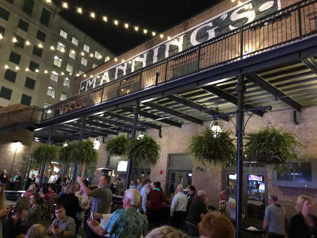 After a full day of learning, ServSuite University attendees were treated to dinner at Manning's, the sports bar from former New Orleans Saints quarterback Archie Manning. PHOTO: DIANE SOFRANEC/PMP