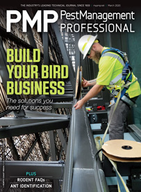 PMP March 2020 cover.  PHOTO: BLUE RIDGE WILDLIFE & PEST MANAGEMENT