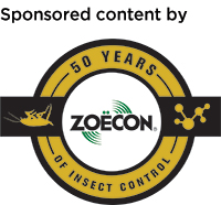 Zoëcon 50th Anniversary. Logo: Zoëcon.