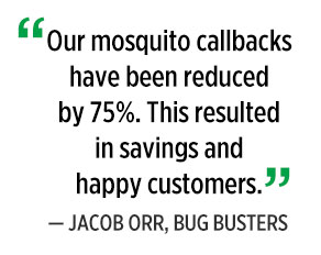 Mosquito callbacks quote, by Jacob Orr. Graphic: PMP Staff