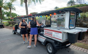 Two beverage carts were sponsored by Control Solutions Inc. (CSI), Pasadena, Texas. PHOTO: LOU FERRARO, PARK SOUTH PHOTOGRAPHY