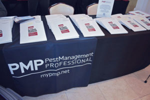 Every partner and attendee’s folder with custom schedule and more awaited their arrival, along with PMP drawstring bags full of bottled water, granola bars and other goodies. PHOTO: PMP STAFF