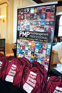 Every partner and attendee’s folder with custom schedule and more awaited their arrival, along with PMP drawstring bags full of bottled water, granola bars and other goodies. PHOTO: PMP STAFF