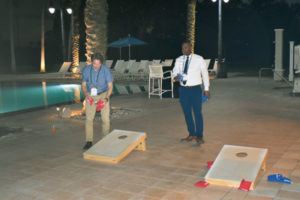 A PMP Growth Summit tournament has become something of a tradition at the evening receptions. PHOTO: PMP STAFF