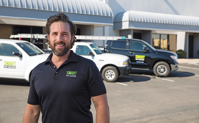 Matt Hamblin, Owner, Smart Pest Solutions. PHOTO: DAVID HUFF PHOTOGRAPHY