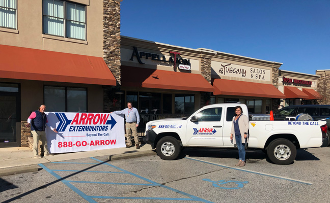 The new Arrow Exterminators location in Clemson, S.C. PHOTO: ARROW EXTERMINATORS