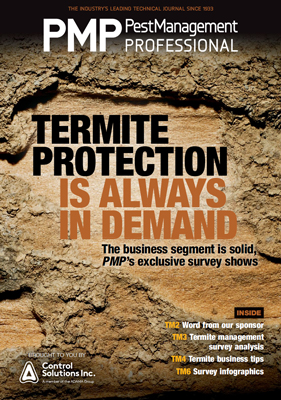 2021 Termite Management Survey Supplement (ON THE COVER: PHOTO COURTESY OF, AND COPYRIGHTED BY, GENE WHITE, PMIMAGES@EARTHLINK.NET)