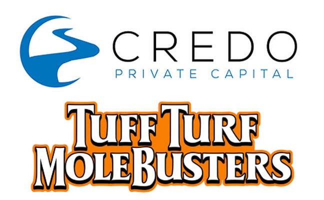 Logos: Credo Private Capital and Tuff Turf Molebusters