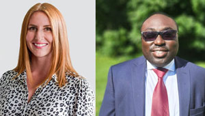 Dr. Sydney Crawley and Dr. Edwin Afful