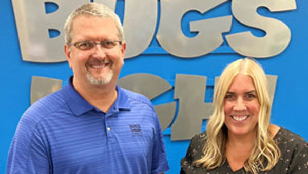From left: Greg Bausch and Cindy Ziemke
