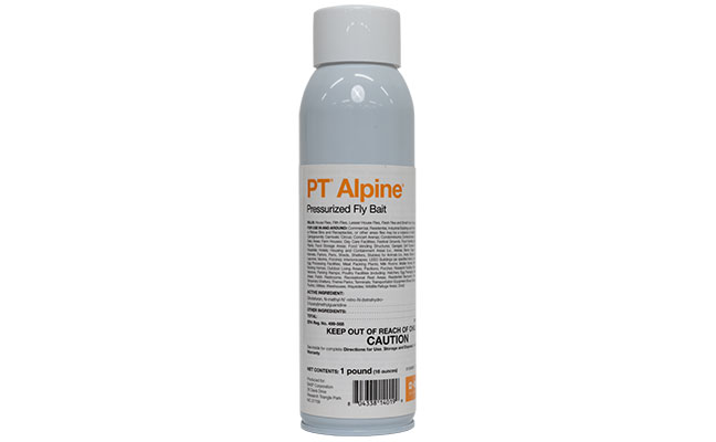 Can of PT Alpine Pressurized Fly Bait