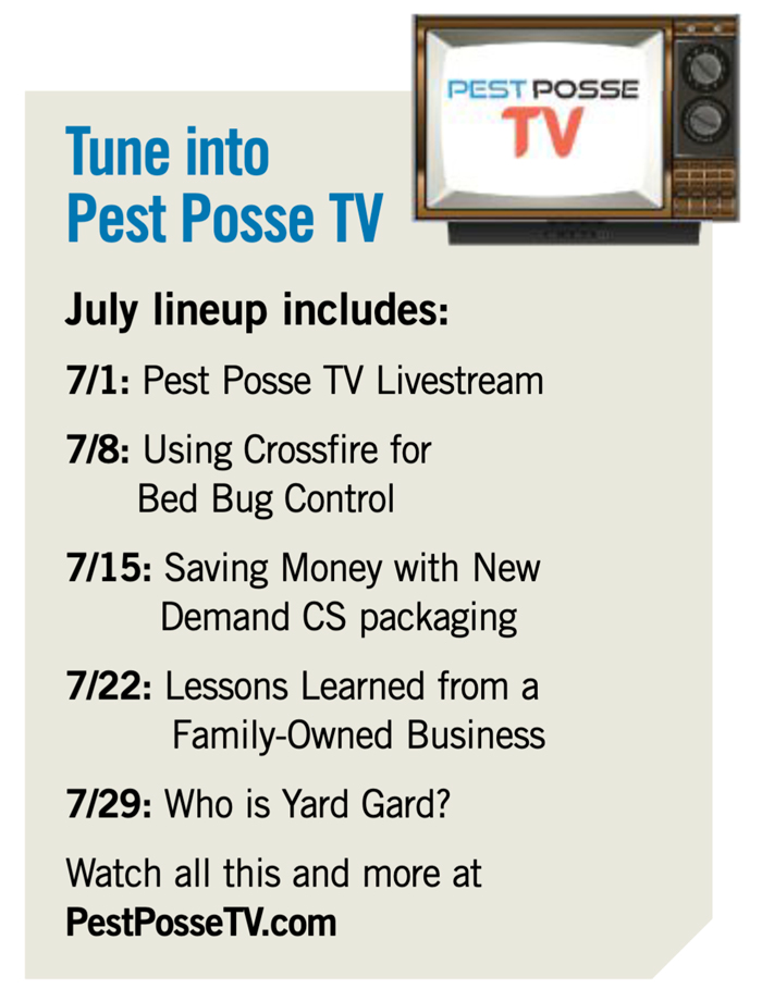 The Pest Posse schedule