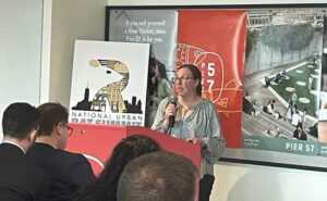 Leah Helms from Seattle, covered the "Sewers" topic. PHOTO: PMP STAFF