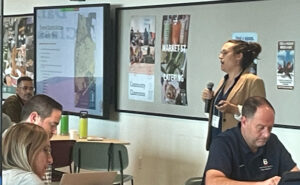 Josey Bartlett, VP of Pest Management for NYC Housing Authority (NYCHA), tackled the "Public Housing" topic. PHOTO: PMP STAFF