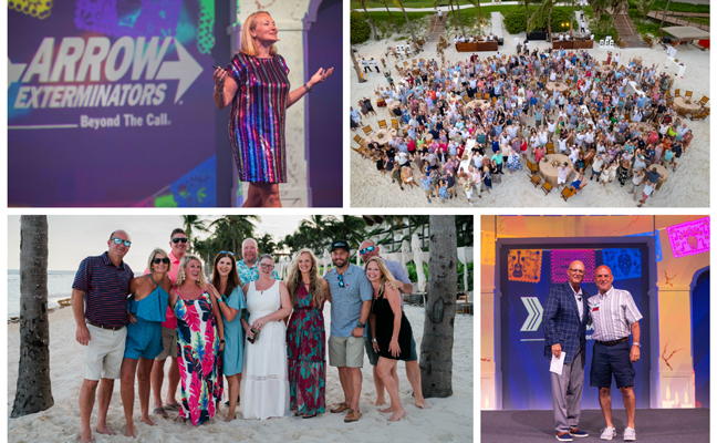 Arrow Exterminators honors sales and management team at company retreat in Mexico
