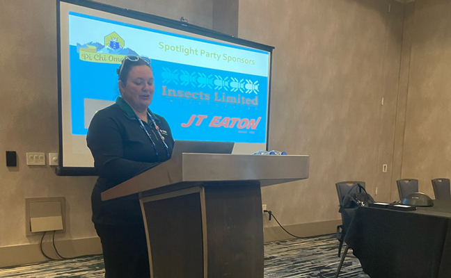 At the Pi Chi Omega President (and PMP Editorial Advisory Board member) Desiree Straubinger, BCE, announced during the Pi Chi Omega membership meeting that the next membership meeting is in a new location: the Georgia Pest Control Association Athens Winter Conference, which will be held Jan. 14-16, 2025. Additional coverage will appear in a future issue of PMP. PHOTO: PMP STAFF