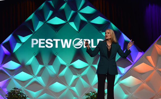 Kelly McDonald, best-selling author and expert in diversity, equity and inclusion as well as leadership, marketing and sales, was the featured speaker during Wednesday’s Opening General Session. She discussed strategies from her latest book, “How to Work and Lead People Not Like You.” PHOTO: PMP STAFF