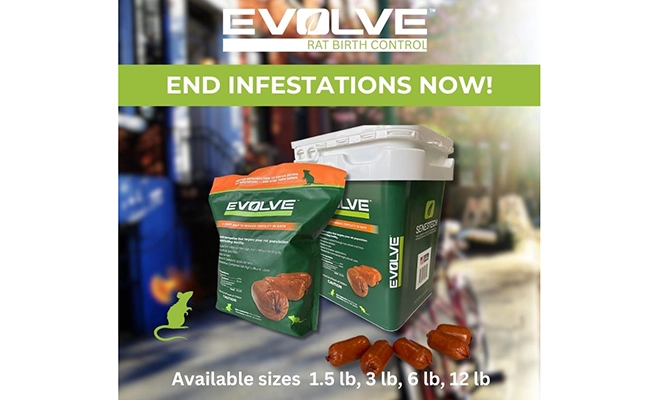 Evolve from SenesTech logo and product shot