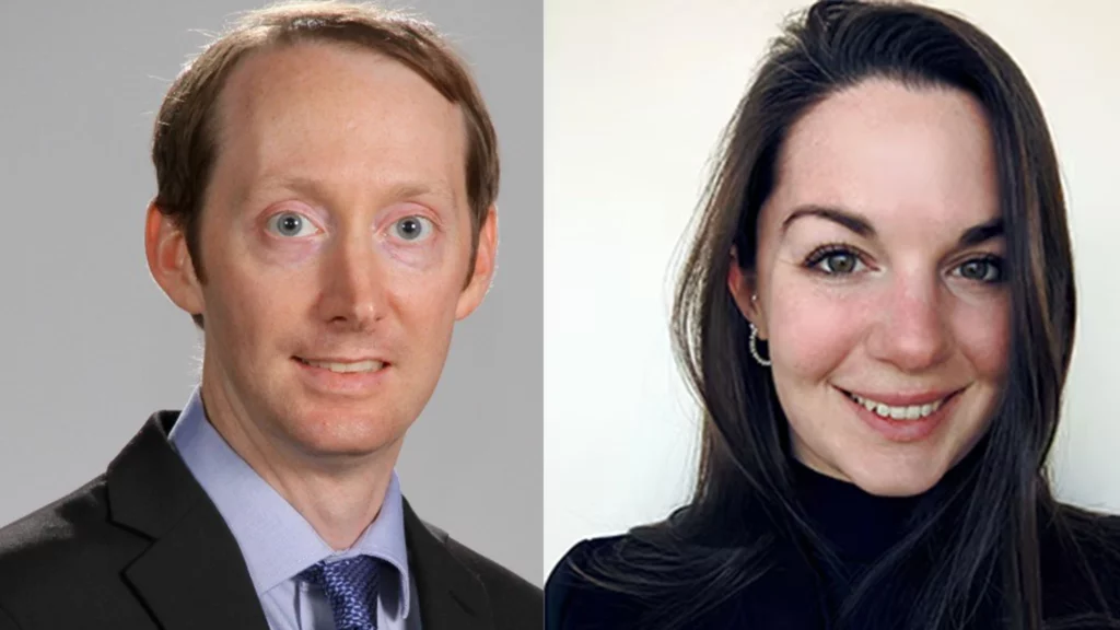 From left: Dr. Ben Hottel, BCE, and Morgan Manderfield, BCE.